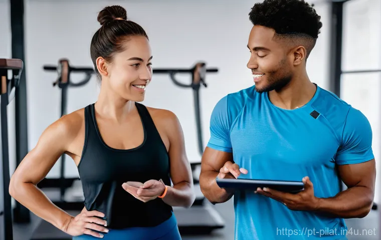 필라테스 강사 강의 노하우 - **Personalized Pilates Session for an Older Adult**
    A warm and inviting modern Pilates studio in...